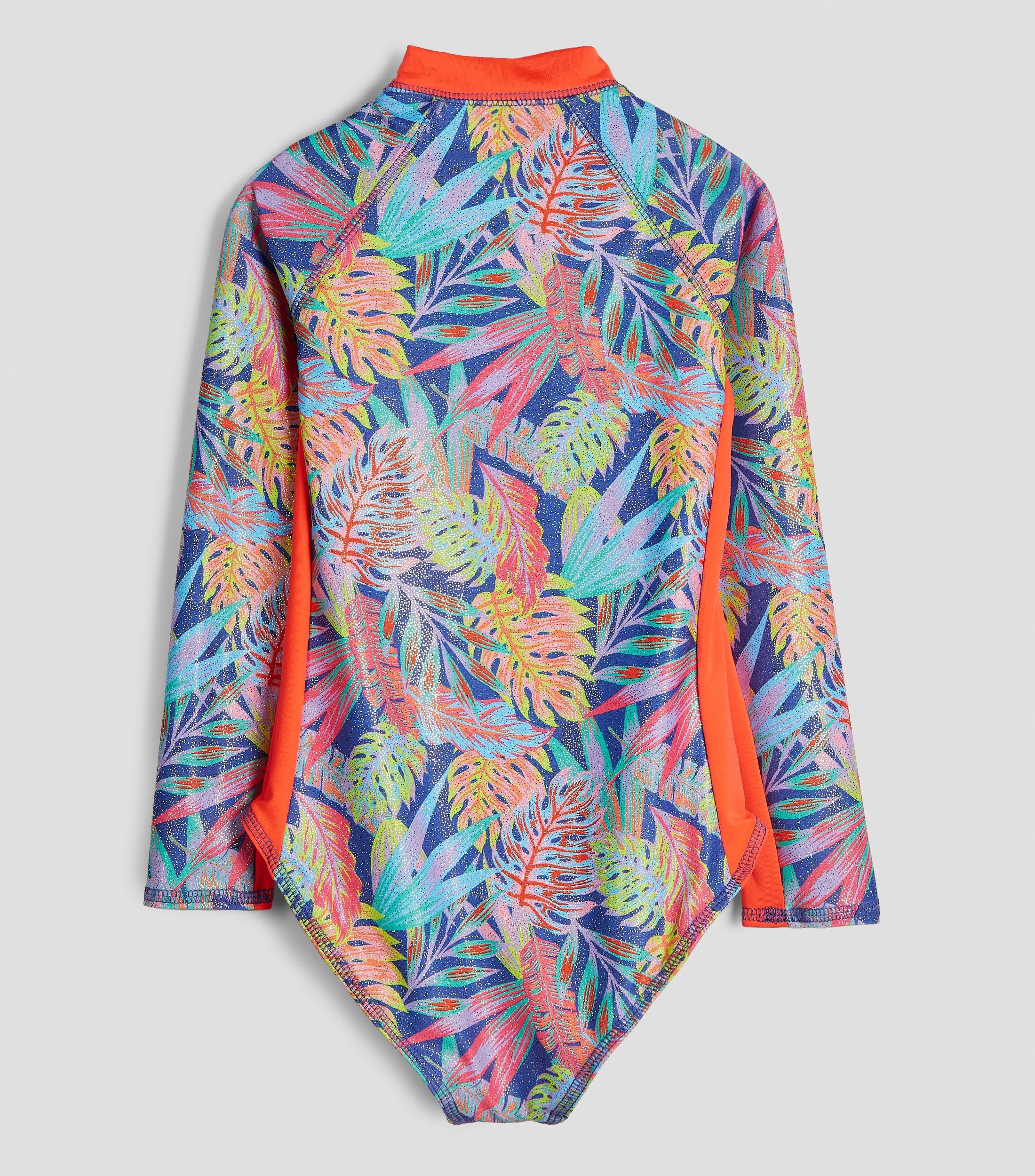 Traje de Baño Tropical Neon Niña